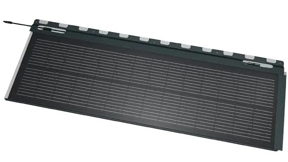 Produktbild på PREFA solpanel med fotovoltaikkabel