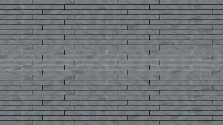 Läggningsschema variant 3 för PREFA fasadpanel.X (ljusgrå färg)
