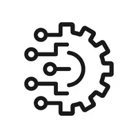 Clipart med kugghjul som står för teknisk utveckling och innovation 