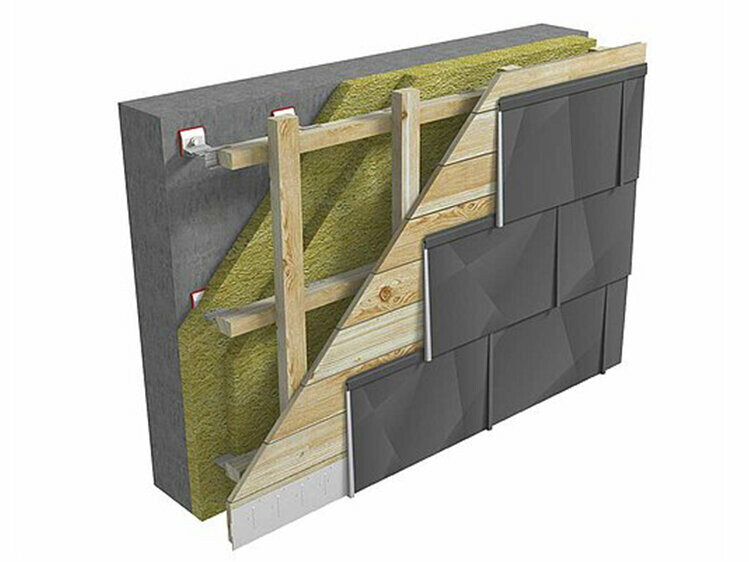 Montering av fasadpanel FX.12 på full planbeklädnad