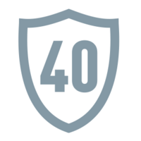 Garanterar 40 års materialgaranti